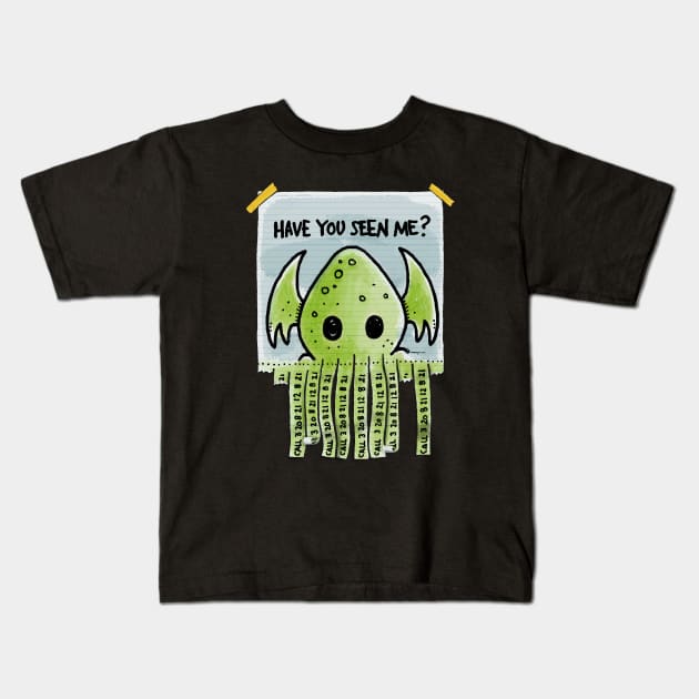 Call Cthulu Kids T-Shirt by Walmazan